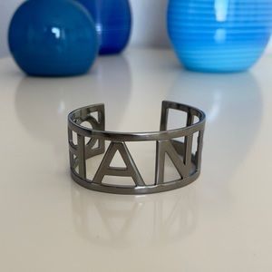 Beautiful gunmetal Chanel bracelet